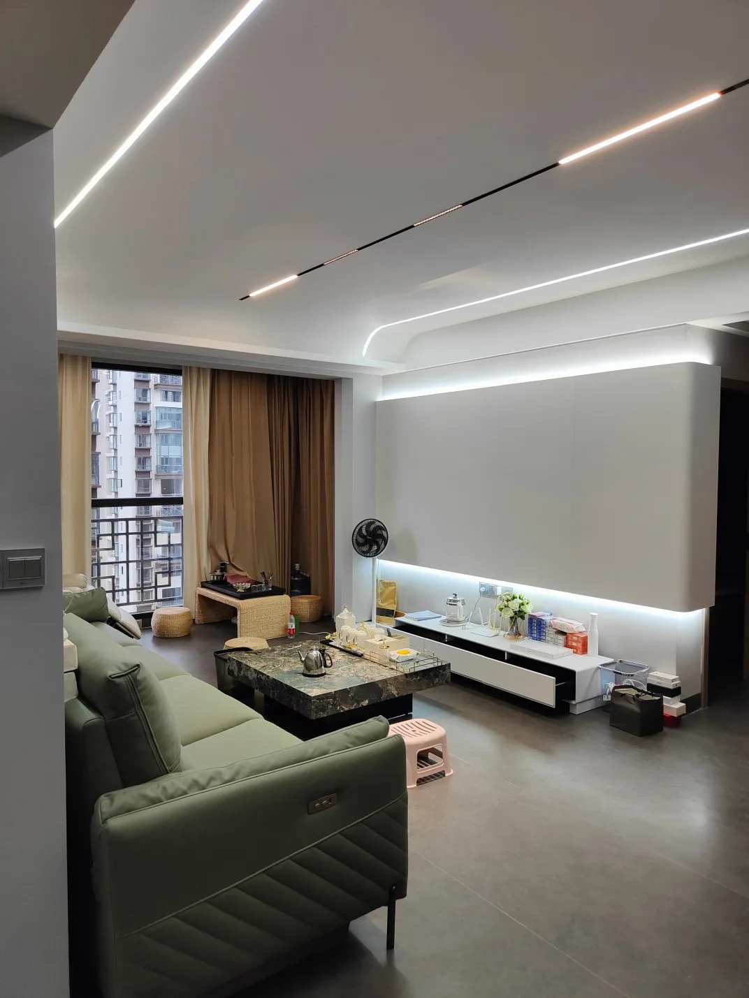 宣威公园里小跃层装修实景